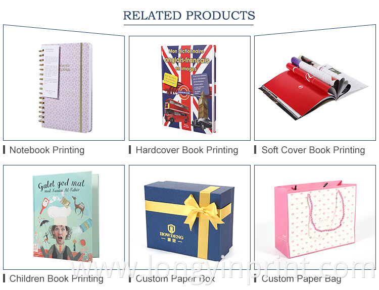 Wholesale coloring customized books book printing hardcover novel soft cover books service